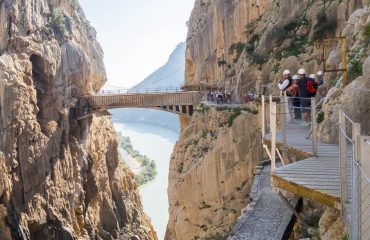 Puente-acueducto de hormigón armado en El Caminito del Rey